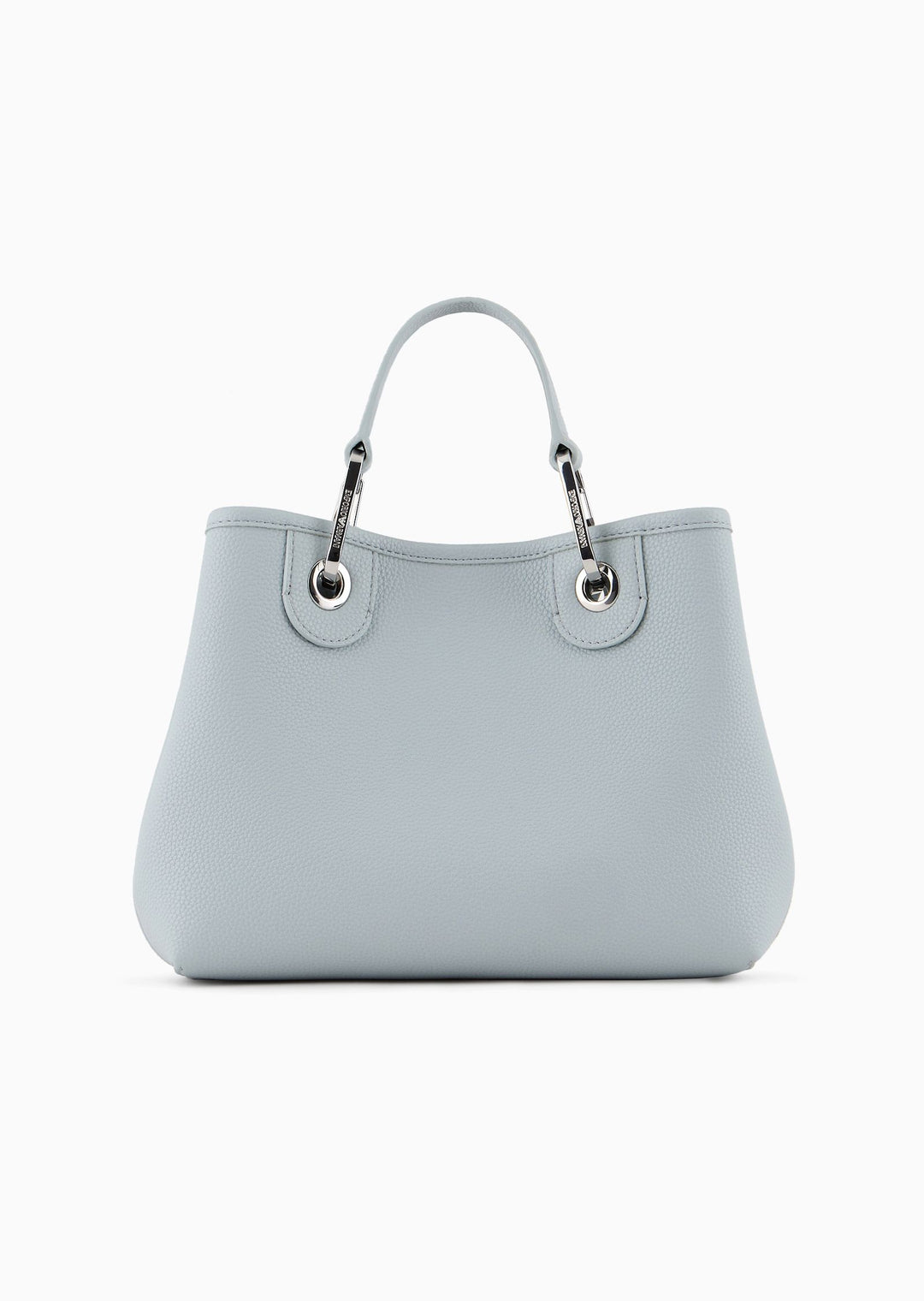 Emporio Armani - Small MyEA shopper bag with deer print in Grey - إمبوريو أرماني - حقيبة تسوق ماي إي إيه صغيرة بطبعة الغزال باللون الرمادي