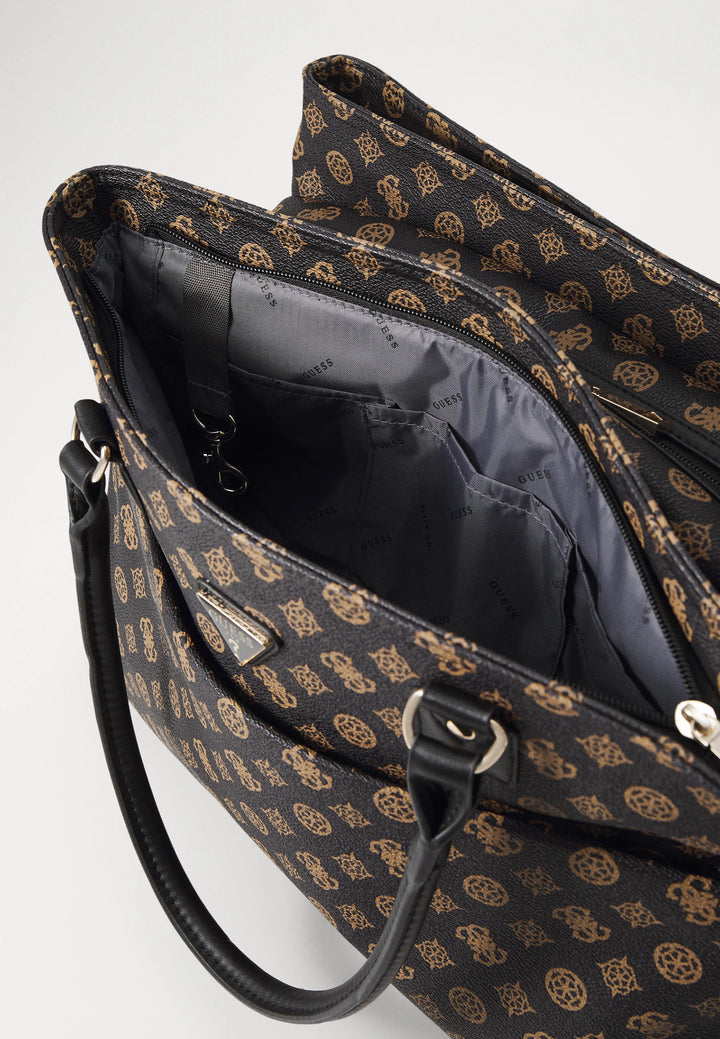 GUESS - Guess Monogram Tote Bag - جيس - حقيبة توت مونوغرام من جيس