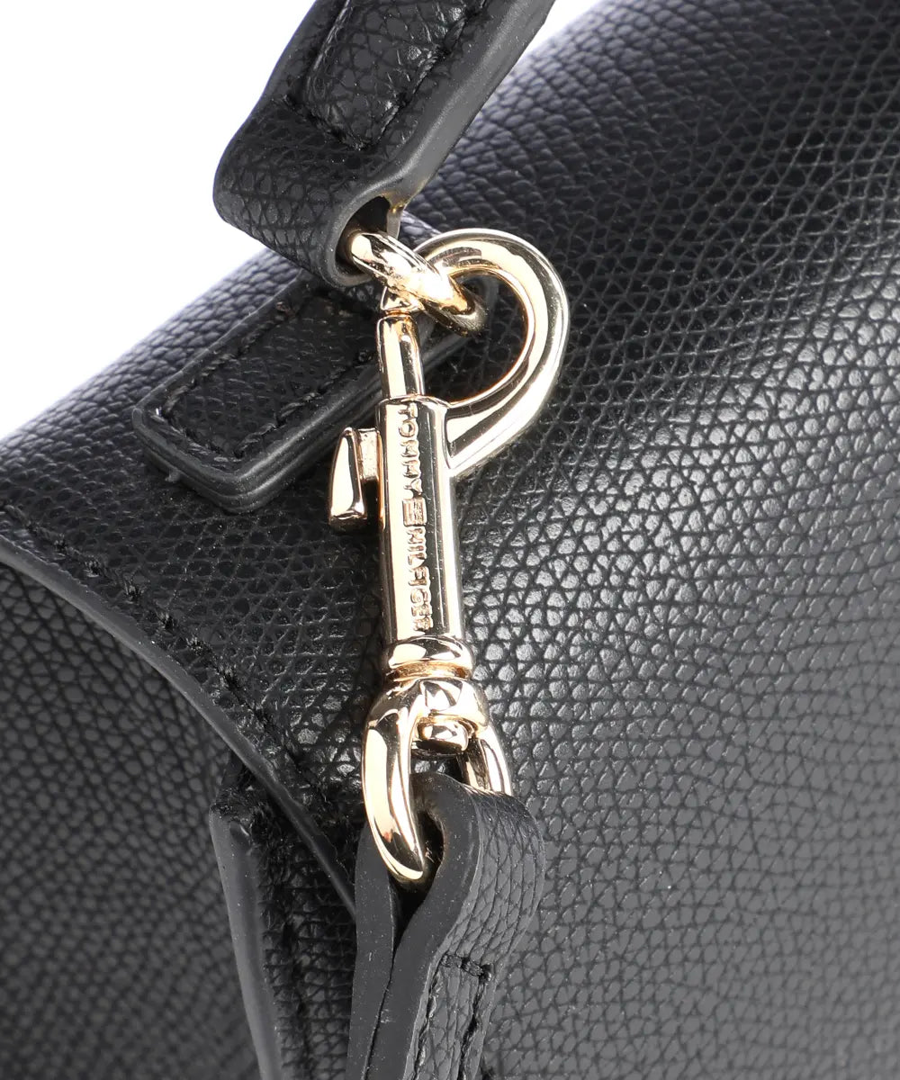 Tommy Hilfiger - Monogram Mini Cross Body Bag, Black - حقيبة كروس صغيرة "مونوجرام" من تومي هيلفيغر، أسود