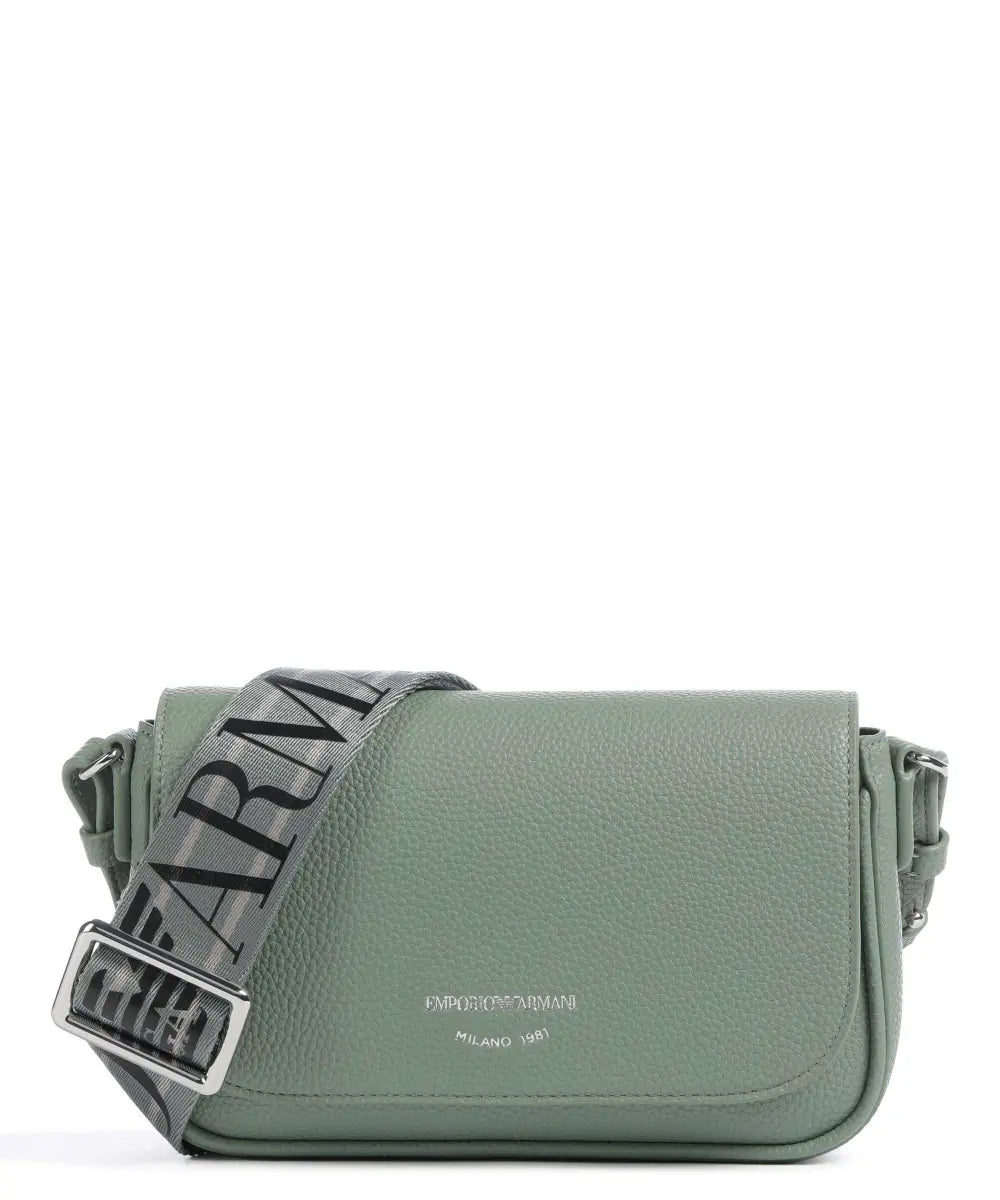 Emporio Armani - Lilly Crossbody bag synthetic green  - امبوريو ارماني - حقيبة كروس ليلي صناعية، خضراء