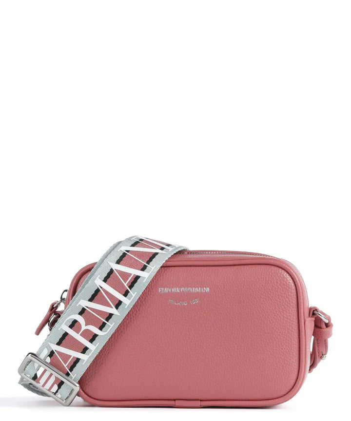Emporio Armani - Emporio Armani Camera Bag with Logo Strap - إمبوريو أرماني - حقيبة كاميرا إمبوريو أرماني بحزام شعار