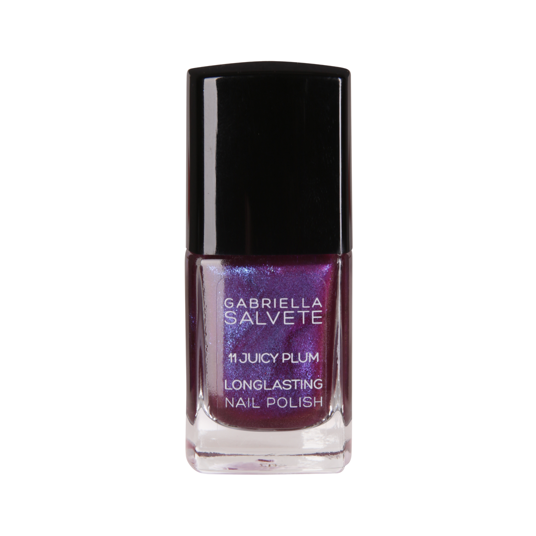 GABRIELLA SALVETE - LONG LASTING NAIL POLISH 11 JUICY PLUM - غابرييلا سالفيتي - طلاء أظافر طويل الأمد 11 جوسي بلام