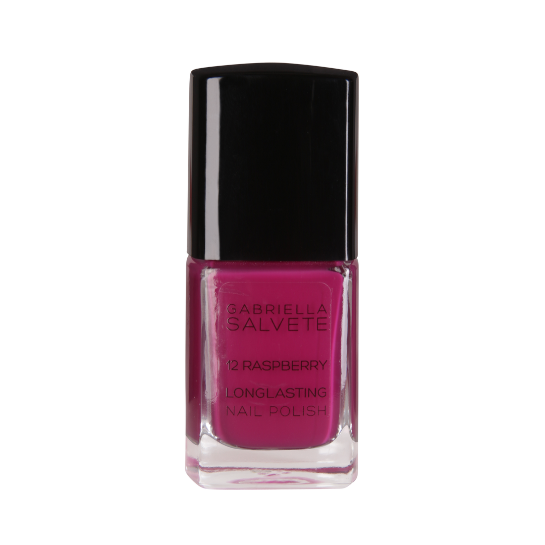 Gabriella Salvete - Longlasting Nail Polish 12 Raspberry - غابرييلا سالفيتي - طلاء أظافر طويل الأمد 12 توت العليق