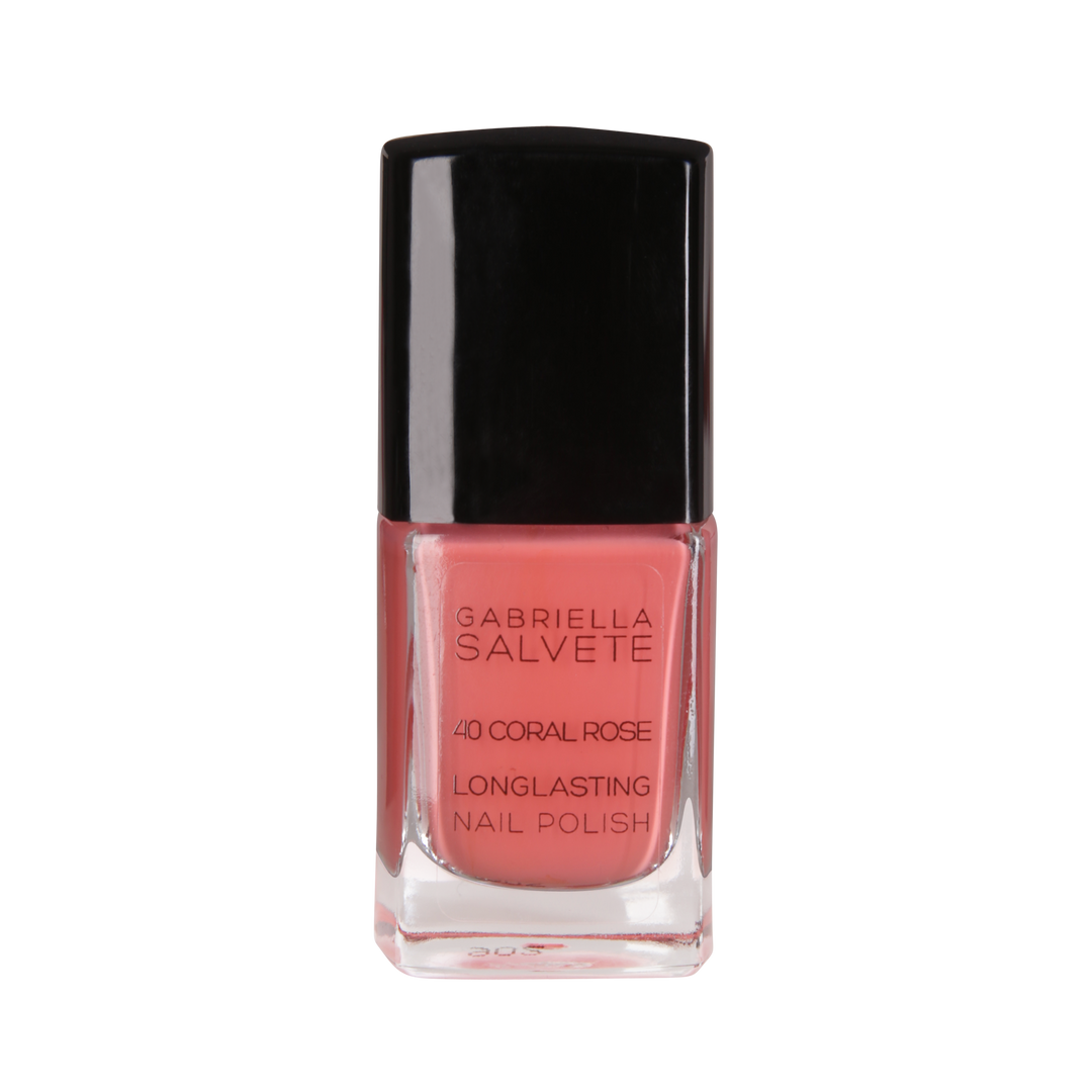 Gabriella Salvete - Longlasting Nail Polish 40 Coral Rose - غابرييلا سالفيتي - طلاء أظافر طويل الأمد 40 كورال روز