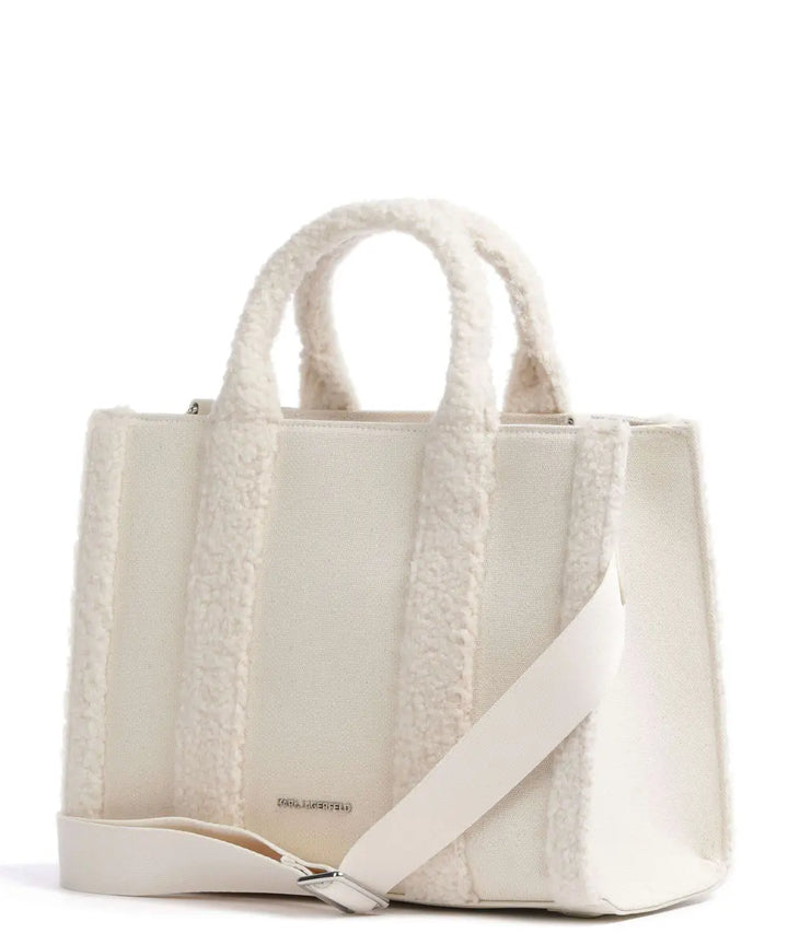 Karl Lagerfeld - Karl Lagerfeld Choupette Teddy Mini Tote Bag - كارل لاغرفيلد - حقيبة يد صغيرة كارل لاغرفيلد شوبيت تيدي