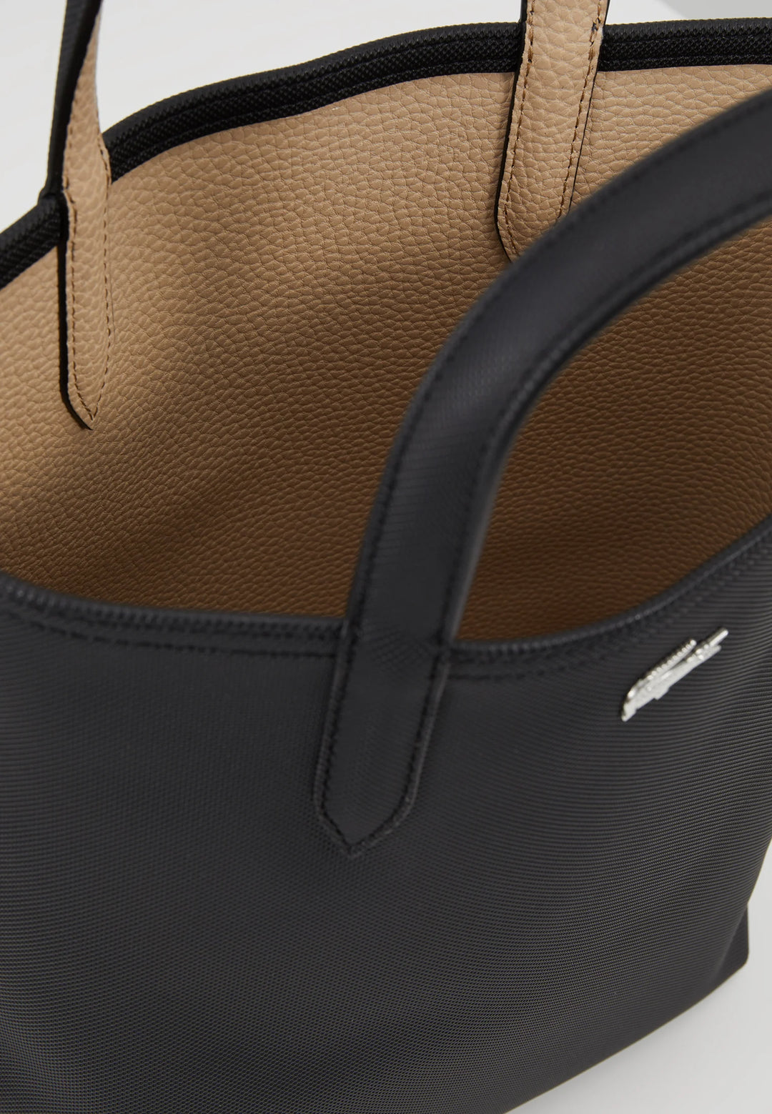 Lacoste - Anna Reversible Vertical Tote Bag - لاكوست - حقيبة توت عمودية قابلة للارتداء على الوجهين طراز "آنا"