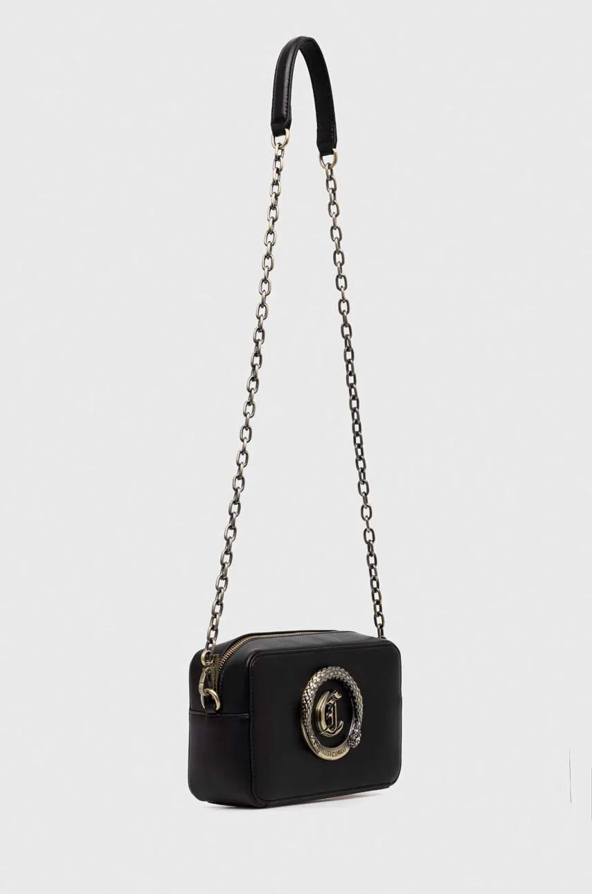 Just Cavalli - Just Cavalli Serpent Logo Camera Bag - جاست كافالي - حقيبة كاميرا بشعار الثعبان جاست كافالي
