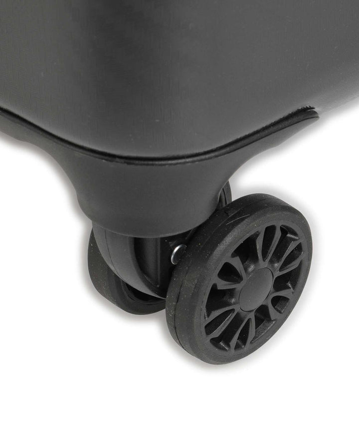 Guess - Black Carbon Fiber Pattern Hardcase Spinner Luggage - جيس - حقيبة سفر جيس صلبة دوارة بنمط ألياف الكربون الأسود