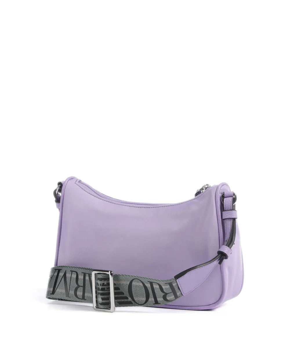 Emporio Armani - Emporio Armani Purple Baguette Crossbody Bag - إمبوريو أرماني - حقيبة كروس باغيت باللون البنفسجي