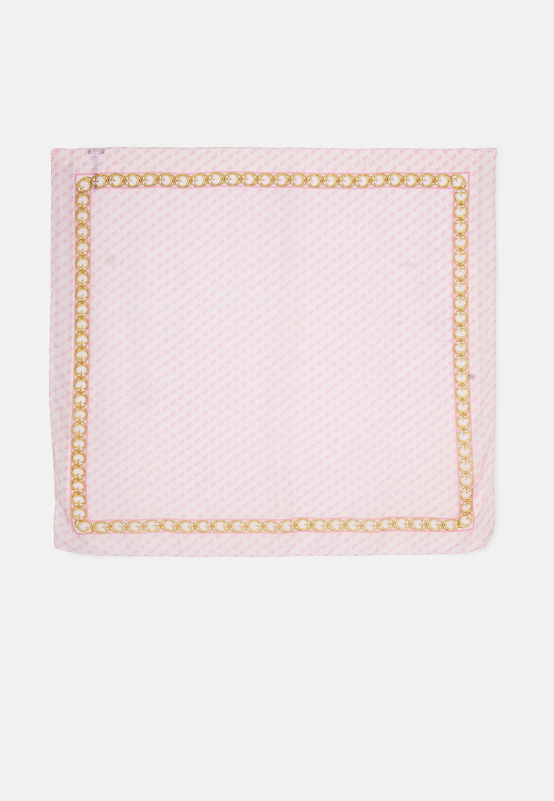 Guess - Pink Satin Scarf - جيس - وشاح ساتان وردي