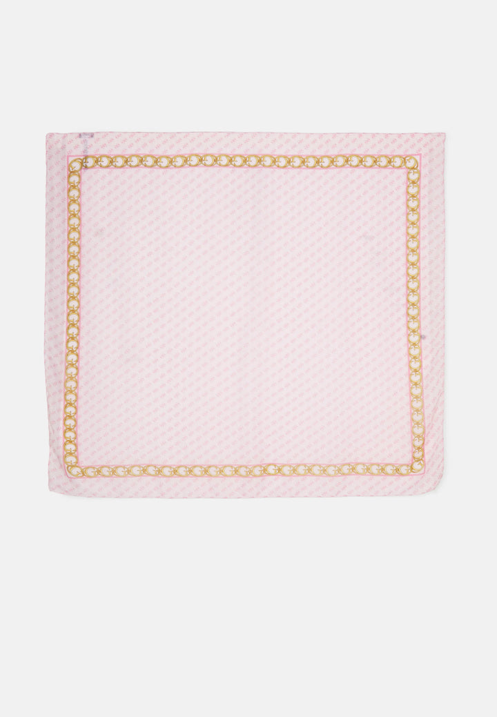 Guess - Pink Satin Scarf - جيس - وشاح ساتان وردي