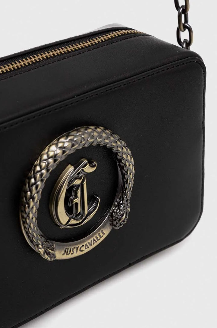 Just Cavalli - Just Cavalli Serpent Logo Camera Bag - جاست كافالي - حقيبة كاميرا بشعار الثعبان جاست كافالي