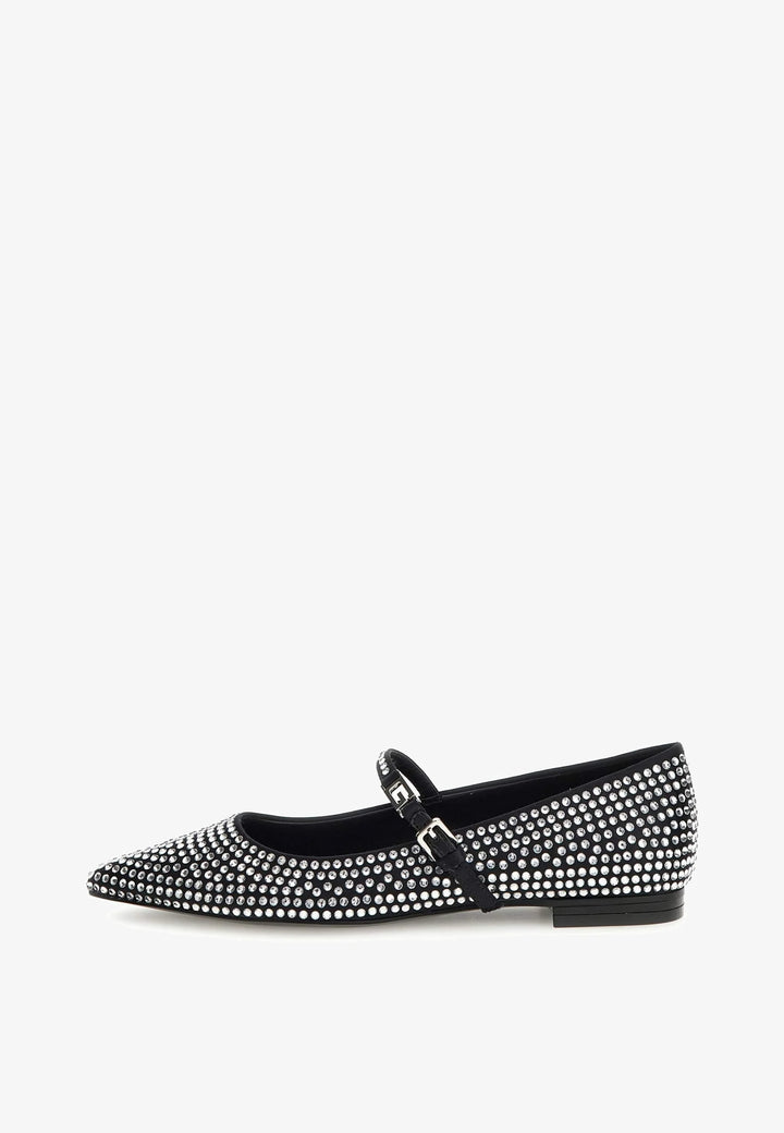 GUESS Ballet Flats 'Dannely' in Black - جيس - حذاء باليه مسطح 'Dannely' باللون الأسود