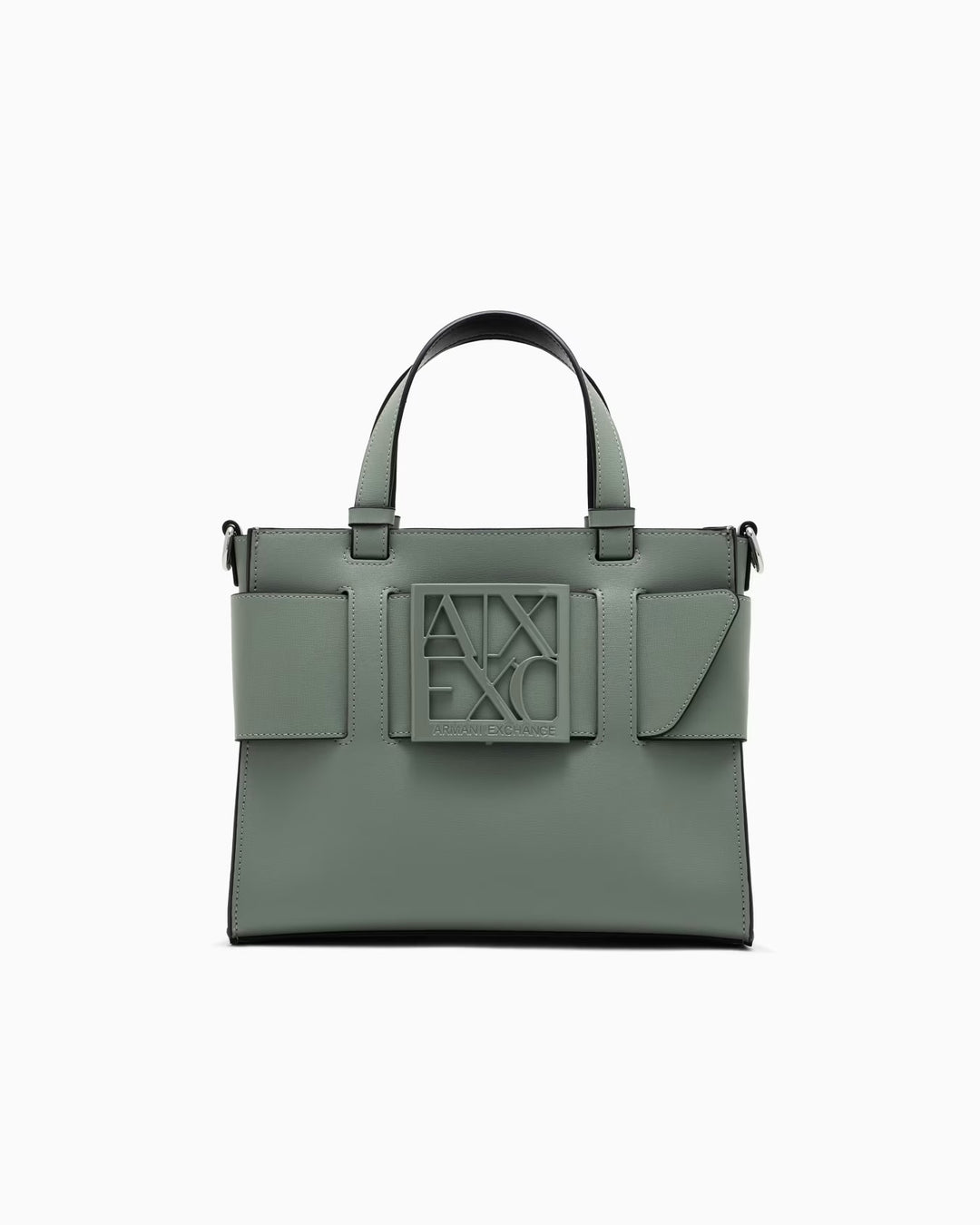 Armani Exchange - Armani Exchange Top Handle Tote Bag - أرماني إكستشينج - حقيبة توت بمقبض علوي من أرماني إكستشينج