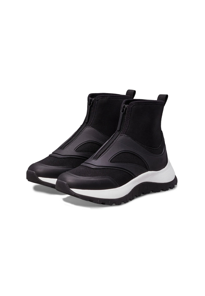 Calvin Klein - High-Top Zippered Sneaker Boot - كالفن كلاين - حذاء رياضي برقبة عالية بسحاب