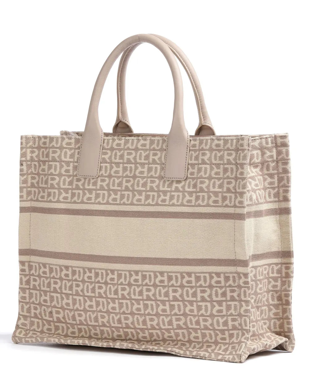 Replay - Replay Monogram Jacquard Tote Bag - ريبلاي - حقيبة توت جاكار بنقشة مونوغرام ريبلاي