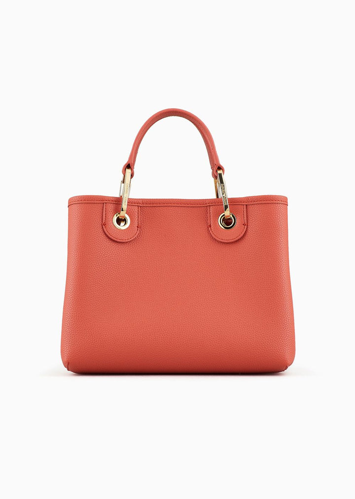 EMPORIO ARMANI MINI BAG MY EA Woman Brick Brown - حقيبة ميني ماي إي إيه نسائية من إمبوريو أرماني، لون بني طوبي