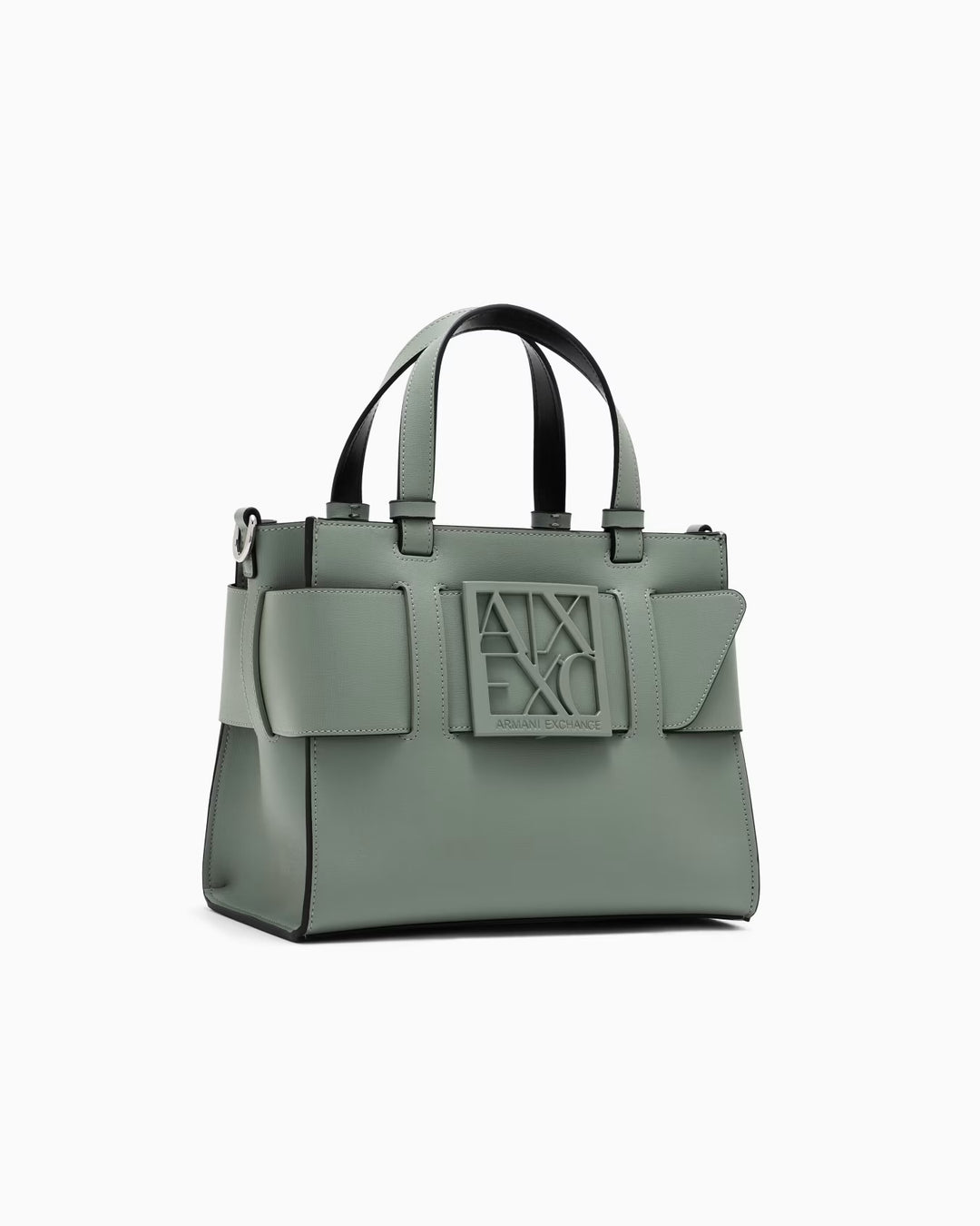 Armani Exchange - Armani Exchange Top Handle Tote Bag - أرماني إكستشينج - حقيبة توت بمقبض علوي من أرماني إكستشينج