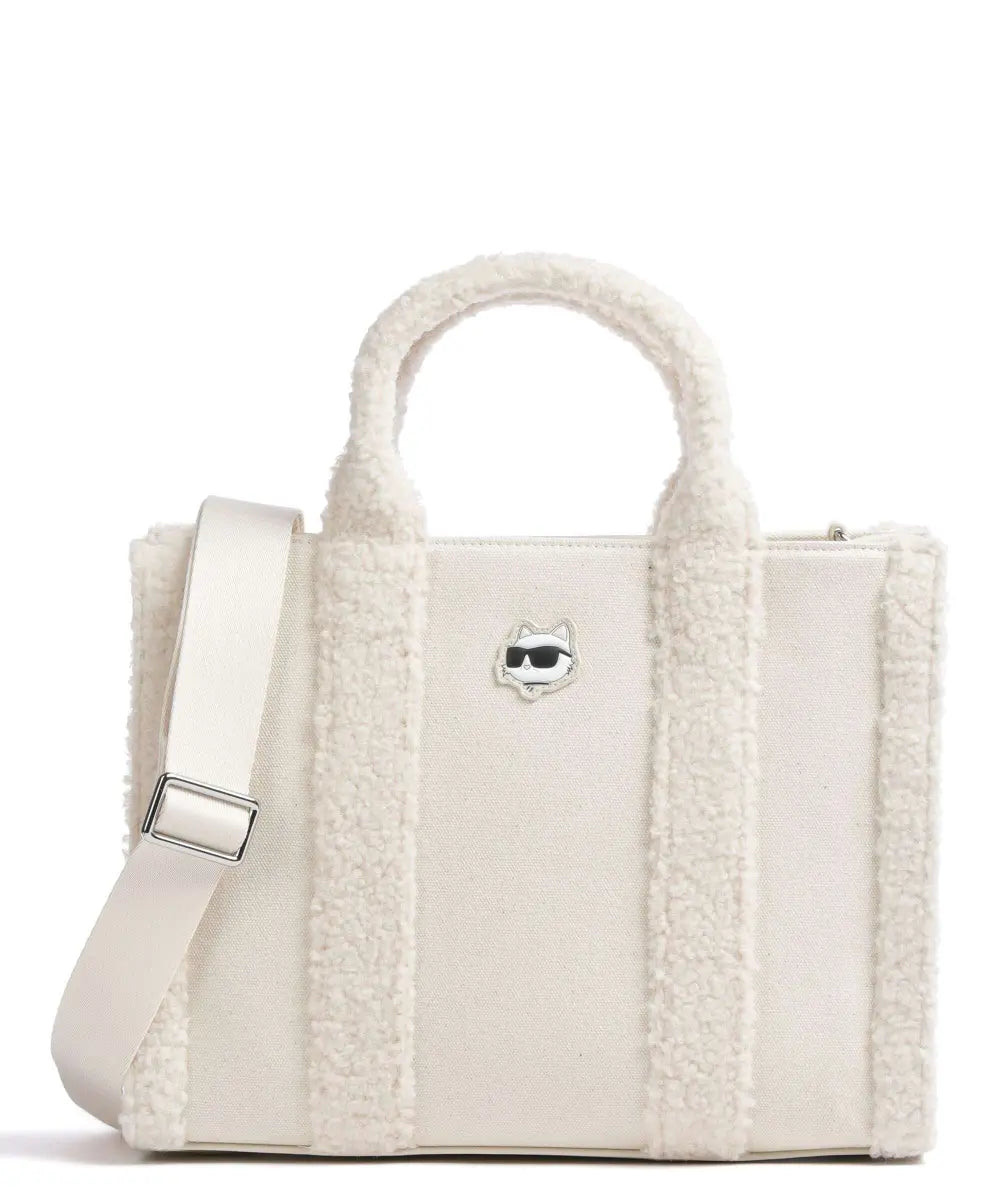 Karl Lagerfeld - Karl Lagerfeld Choupette Teddy Mini Tote Bag - كارل لاغرفيلد - حقيبة يد صغيرة كارل لاغرفيلد شوبيت تيدي