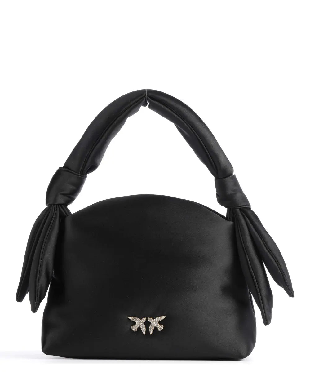 Pinko - KNOTS MINI POUCH - Handbag - black - بينكو - حقيبة يد بينكو نوتس ميني باوتش - أسود