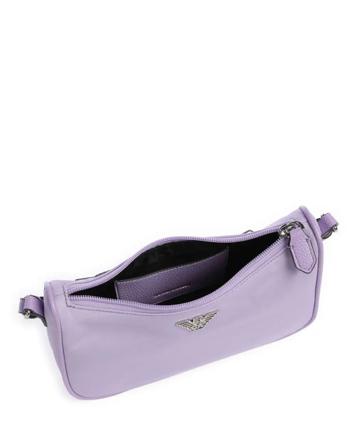 Emporio Armani - Emporio Armani Purple Baguette Crossbody Bag - إمبوريو أرماني - حقيبة كروس باغيت باللون البنفسجي