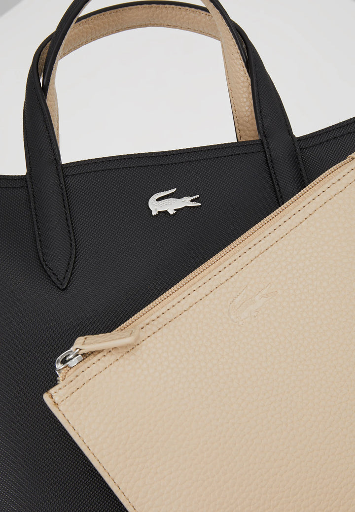 Lacoste - Anna Reversible Vertical Tote Bag - لاكوست - حقيبة توت عمودية قابلة للارتداء على الوجهين طراز "آنا"