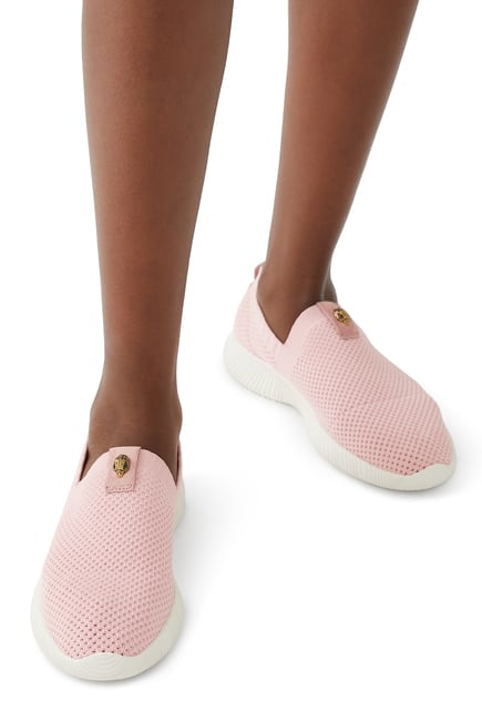 Kurt Geiger London Trainers - Pale Pink/Light Pink - كيرت غايغر لندن - حذاء رياضي باللون الوردي الفاتح / الوردي الباهت