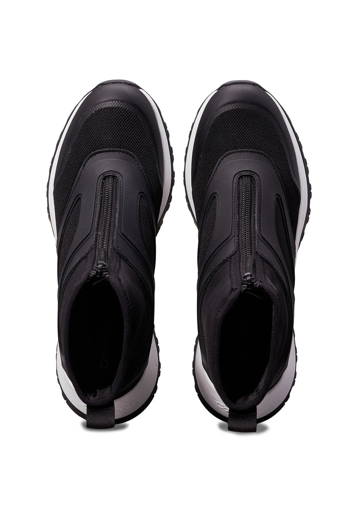 Calvin Klein - High-Top Zippered Sneaker Boot - كالفن كلاين - حذاء رياضي برقبة عالية بسحاب