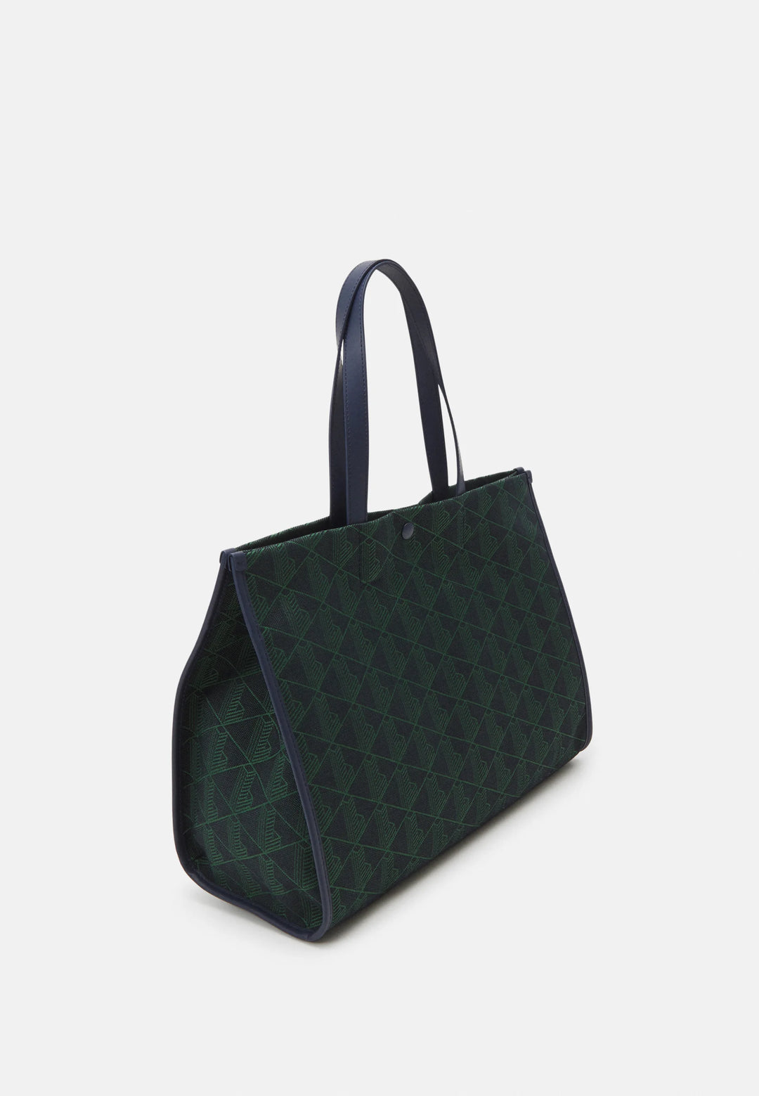 Lacoste - HERITAGE JACQUARD - Tote bag Monaco green / marine- لاكوست - حقيبة يد كبيرة (Tote) لاكوست هيريتيج جاكار باللون مونو بحري/أخضر