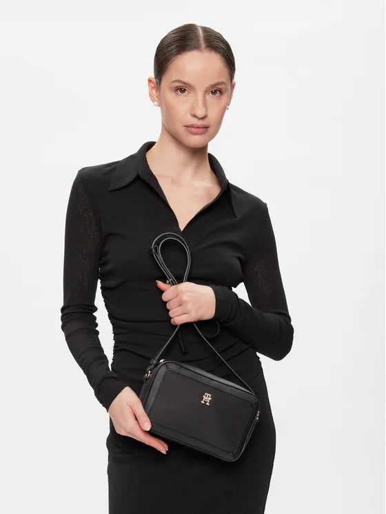 Tommy Hilfiger - TH Monogram Crossbody Bag - تومي هيلفيغر - حقيبة كروس بودي بشعار TH
