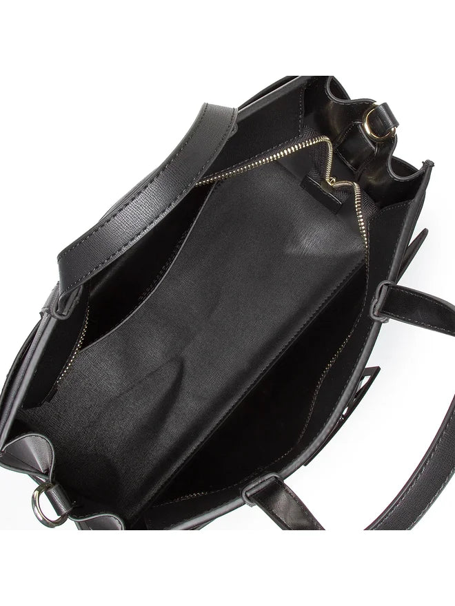 Armani Exchange - Armani Exchange A|X Logo Plaque Tote Bag - أرماني إكستشينج - حقيبة توت أرماني إكستشينج A|X بلوحة الشعار