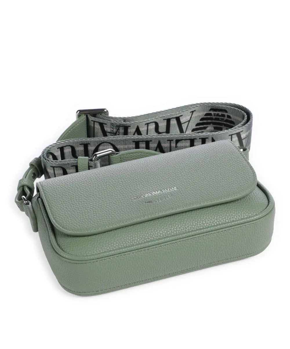 Emporio Armani - Lilly Crossbody bag synthetic green  - امبوريو ارماني - حقيبة كروس ليلي صناعية، خضراء