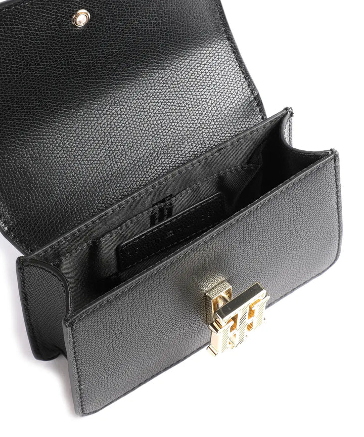 Tommy Hilfiger - Monogram Mini Cross Body Bag, Black - حقيبة كروس صغيرة "مونوجرام" من تومي هيلفيغر، أسود