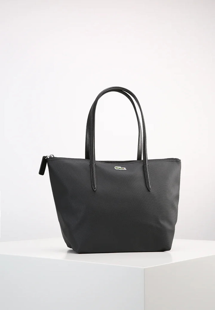 Lacoste - Lacoste Women's L.12.12 Concept Petit Piqué Zip Tote Bag - لاكوست - حقيبة يد لاكوست نسائية L.12.12 كونسبت بتصميم بيكيه صغير بسحاب