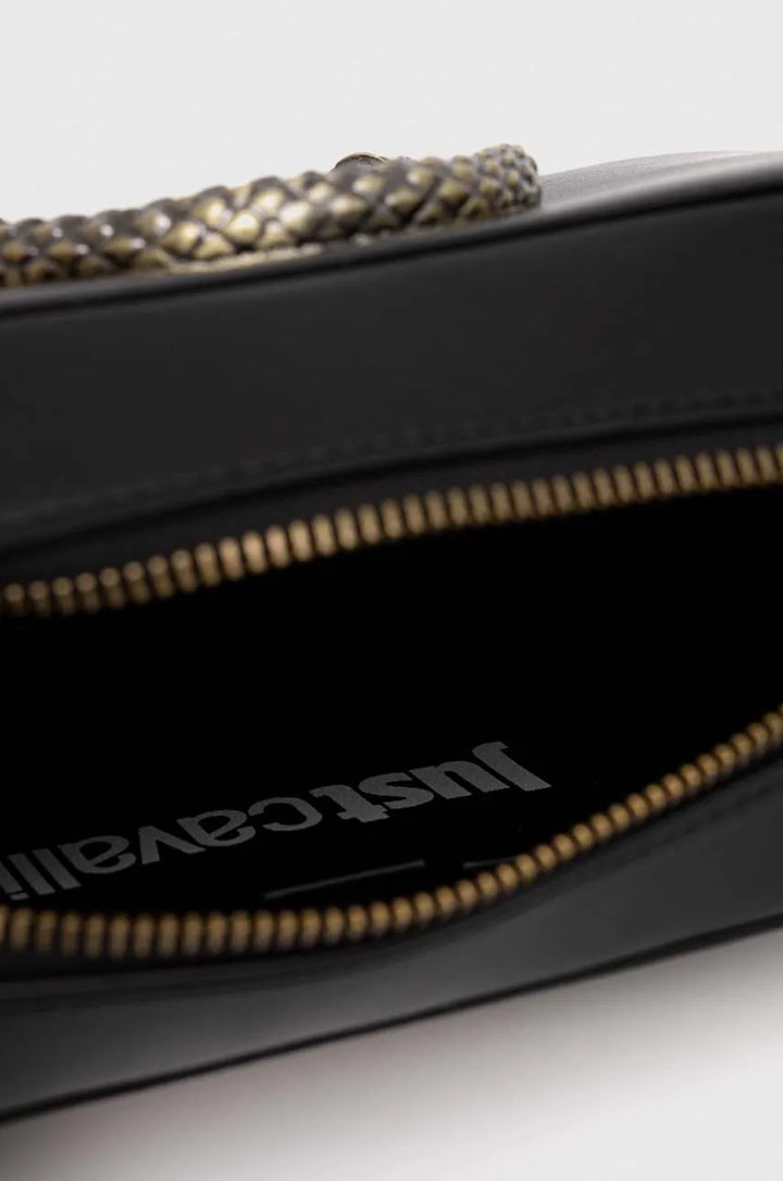 Just Cavalli - Just Cavalli Serpent Logo Camera Bag - جاست كافالي - حقيبة كاميرا بشعار الثعبان جاست كافالي