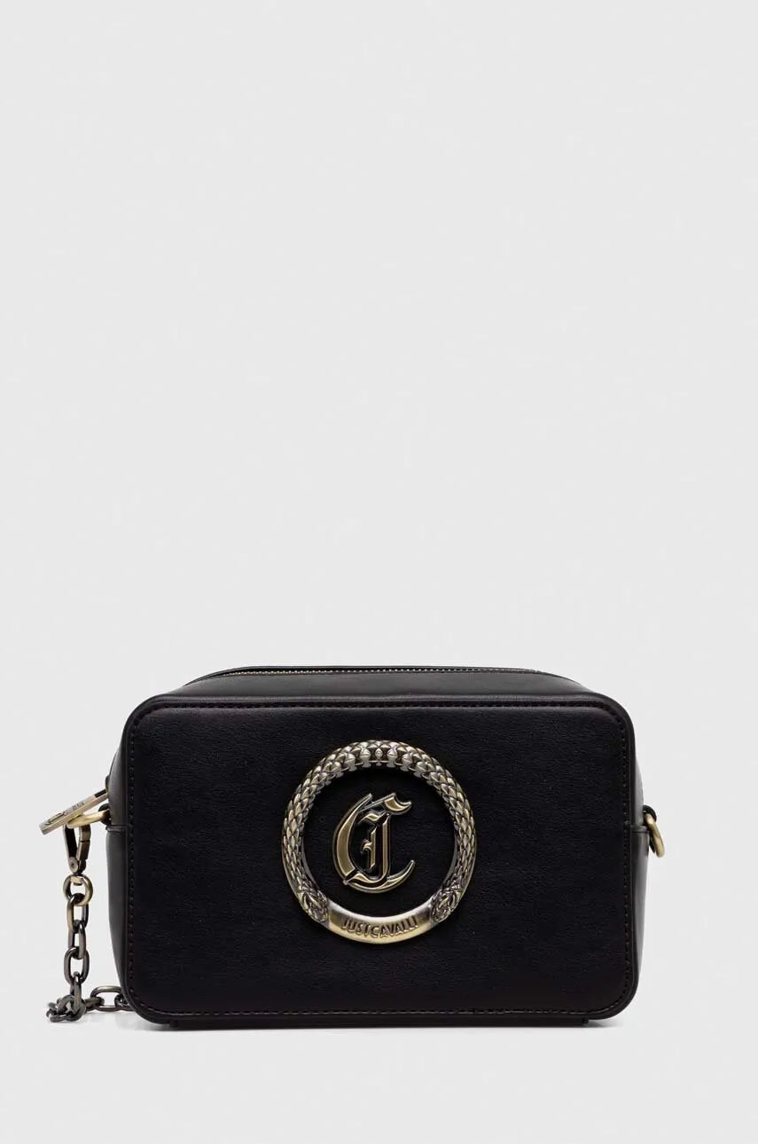 Just Cavalli - Just Cavalli Serpent Logo Camera Bag - جاست كافالي - حقيبة كاميرا بشعار الثعبان جاست كافالي
