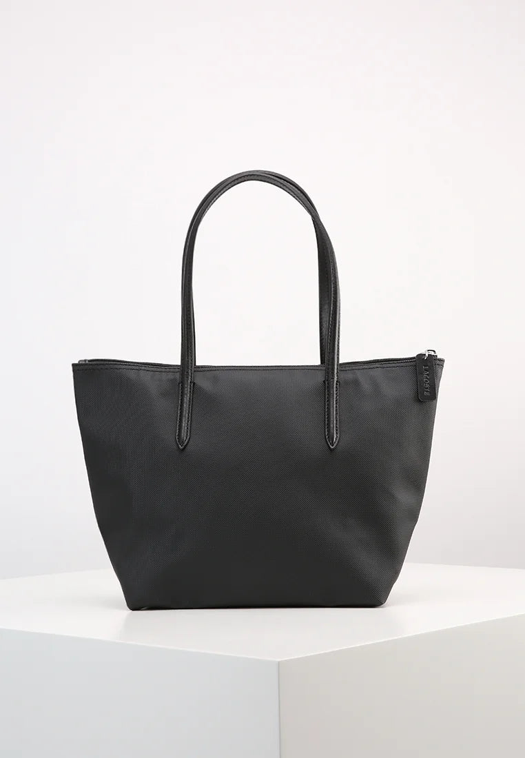 Lacoste - Lacoste Women's L.12.12 Concept Petit Piqué Zip Tote Bag - لاكوست - حقيبة يد لاكوست نسائية L.12.12 كونسبت بتصميم بيكيه صغير بسحاب