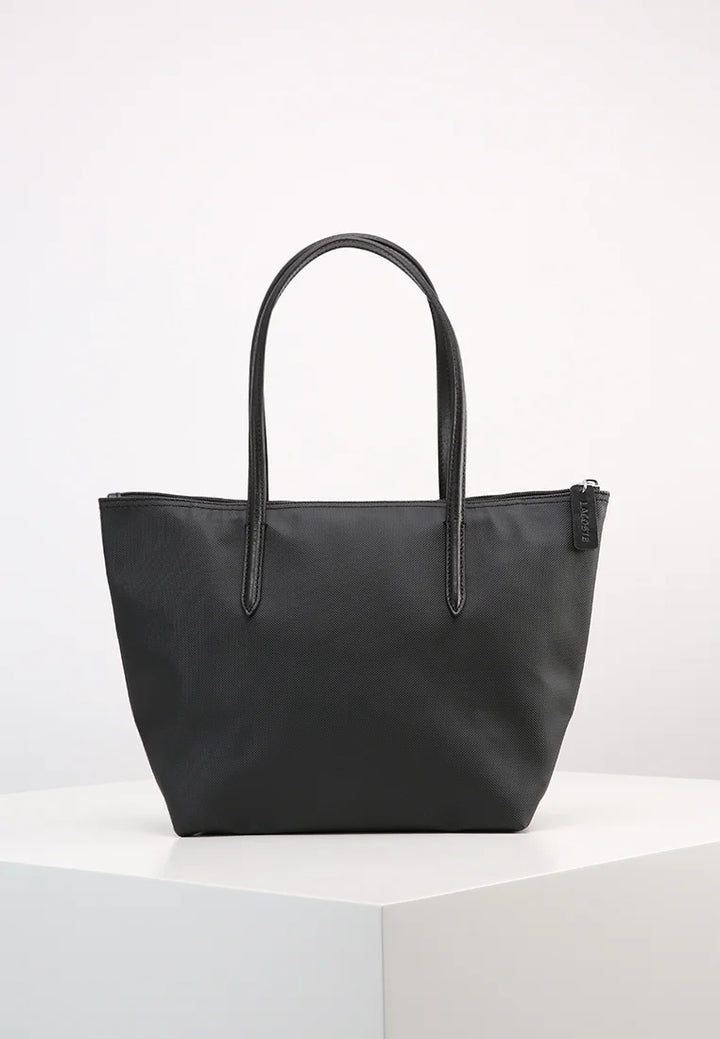 Lacoste - Lacoste Women's L.12.12 Concept Petit Piqué Zip Tote Bag - لاكوست - حقيبة يد لاكوست نسائية L.12.12 كونسبت بتصميم بيكيه صغير بسحاب