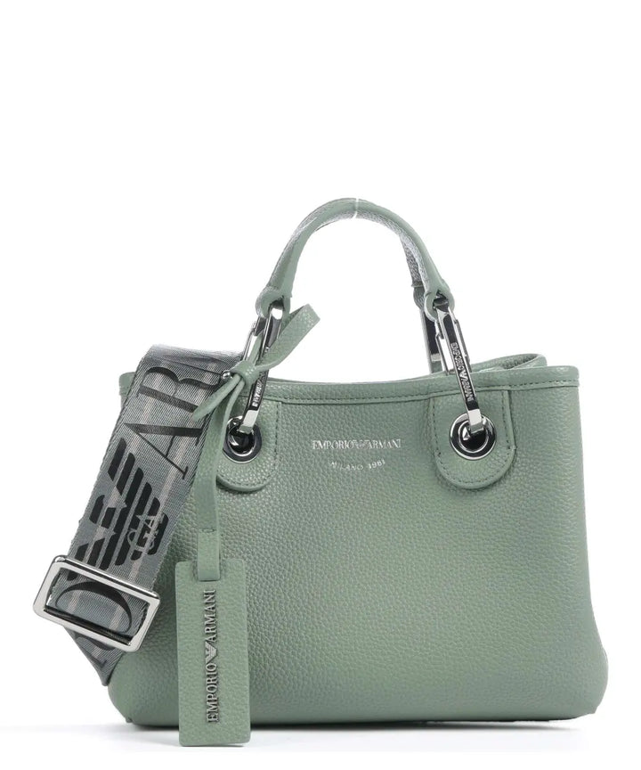 Emporio Armani My EA Sac à main synthétique vert - إمبوريو أرماني حقيبة يد My EA الاصطناعية الخضراء