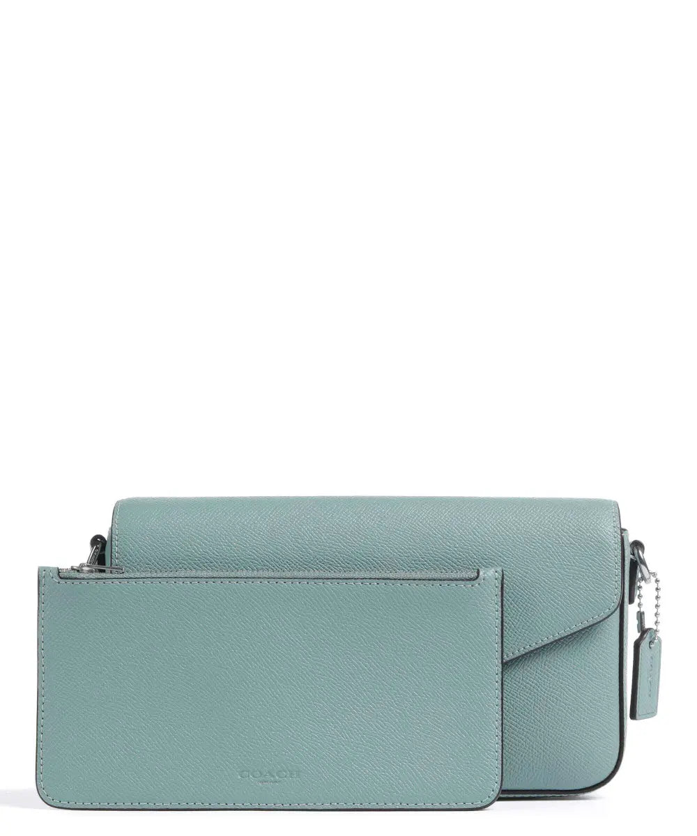 Coach - Coach Leather Envelope Crossbody Bag with C Hardware - كوتش - حقيبة كروس بودي جلدية بتصميم ظرف مع شعار C