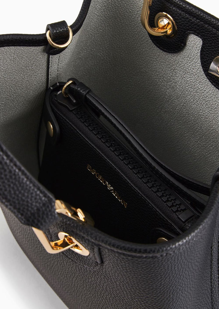 Emporio Armani Deer-print MyEA vertical shopper bag - إمبوريو أرماني حقيبة تسوق عمودية MyEA بطبعة الغزال