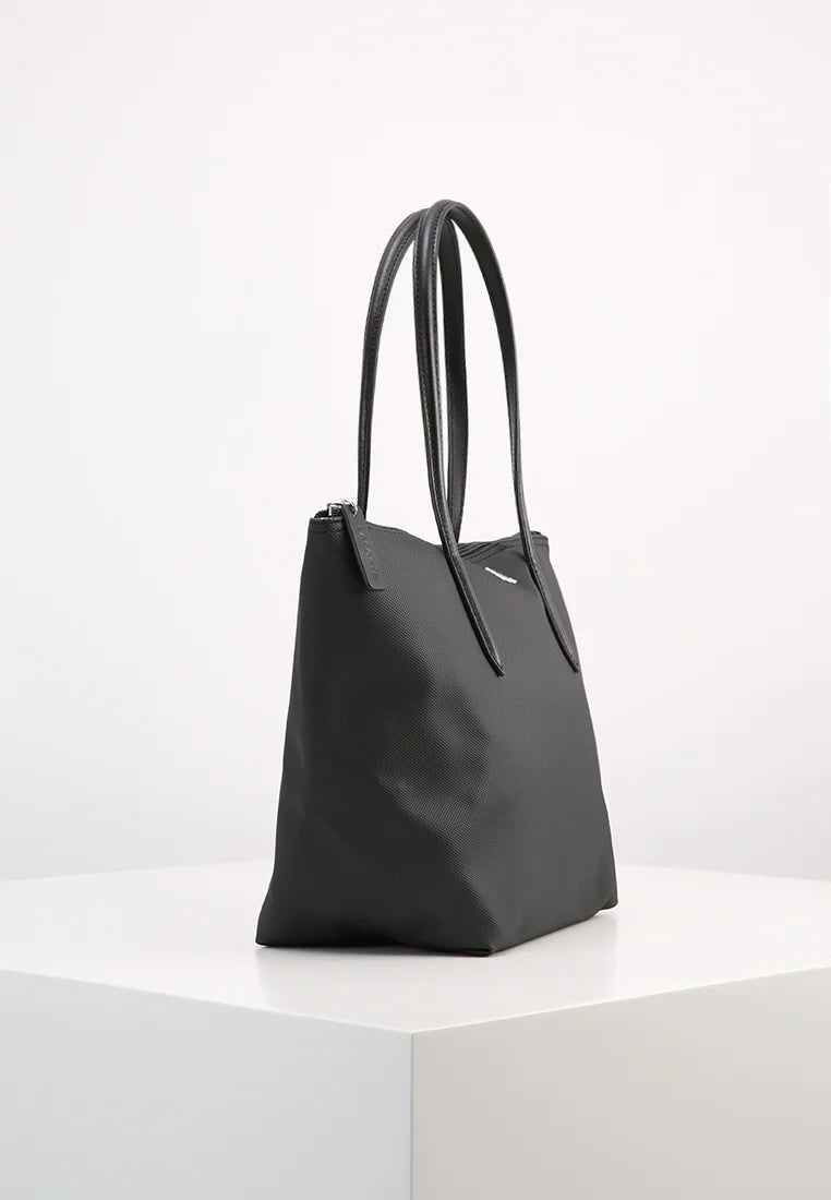 Lacoste - Lacoste Women's L.12.12 Concept Petit Piqué Zip Tote Bag - لاكوست - حقيبة يد لاكوست نسائية L.12.12 كونسبت بتصميم بيكيه صغير بسحاب