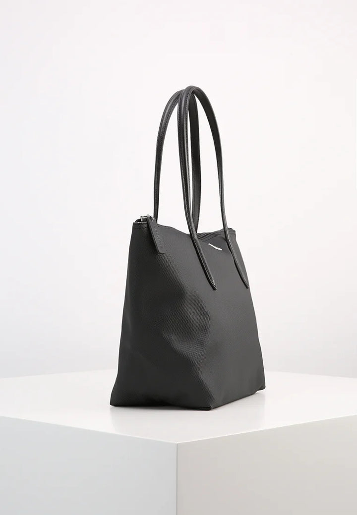Lacoste - Lacoste Women's L.12.12 Concept Petit Piqué Zip Tote Bag - لاكوست - حقيبة يد لاكوست نسائية L.12.12 كونسبت بتصميم بيكيه صغير بسحاب