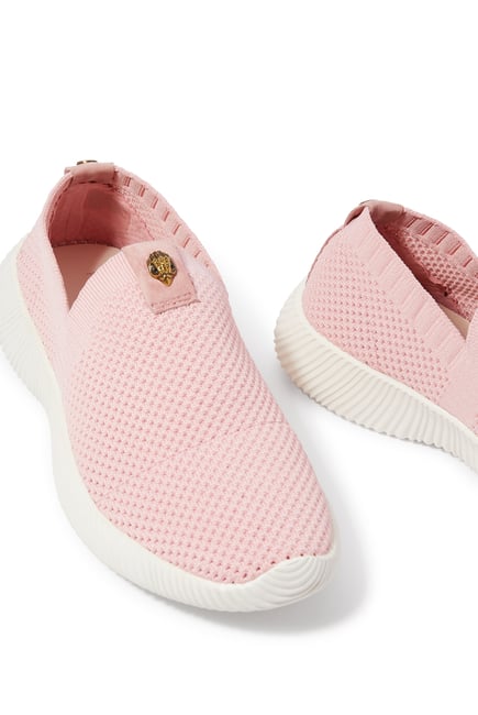 Kurt Geiger London Trainers - Pale Pink/Light Pink - كيرت غايغر لندن - حذاء رياضي باللون الوردي الفاتح / الوردي الباهت