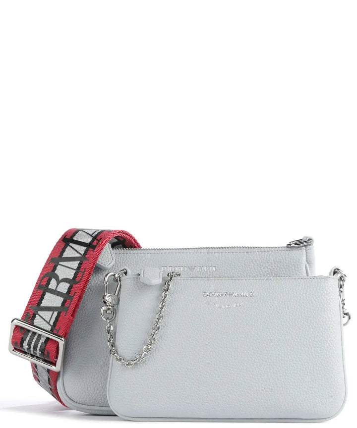 Emporio Armani Dea Crossbody bag synthetic light grey - حقيبة كروس "ديا" من إمبوريو أرماني، صناعية، رمادي فاتح