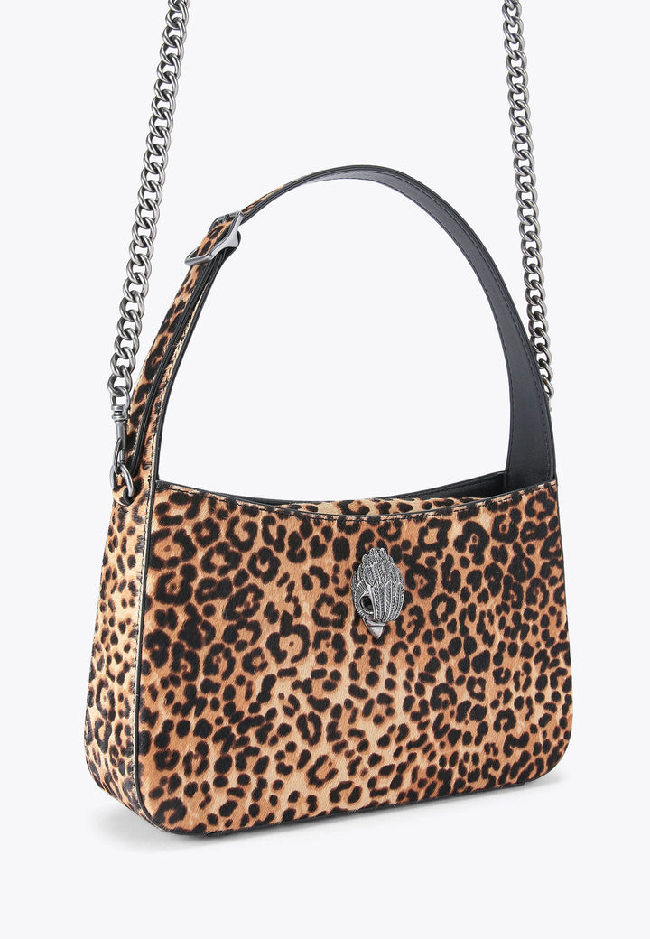 Kurt Geiger Handbags - BOND Shoulder Bag Leopard Printed Shoulder Purse - كيرت غايغر - حقيبة كتف بوند بنقشة الفهد