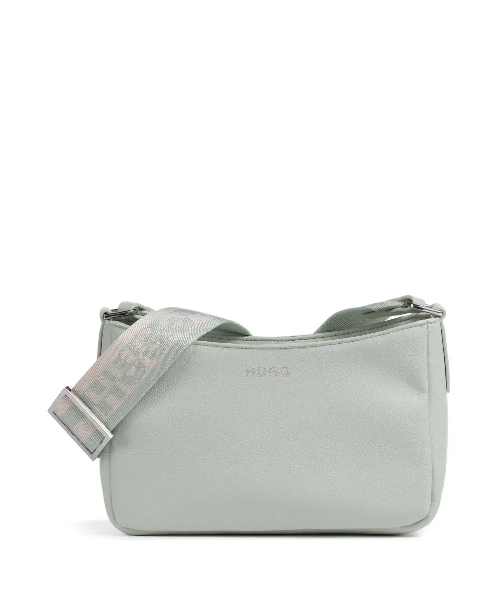 HUGO - HUGO Debossed Logo Shoulder Bag - هوغو - حقيبة كتف بشعار هوغو منقوش