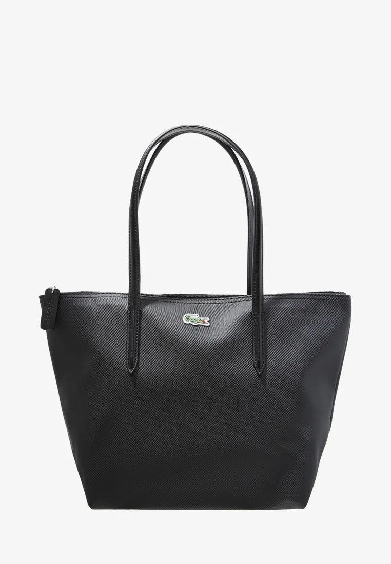 Lacoste - Lacoste Women's L.12.12 Concept Petit Piqué Zip Tote Bag - لاكوست - حقيبة يد لاكوست نسائية L.12.12 كونسبت بتصميم بيكيه صغير بسحاب