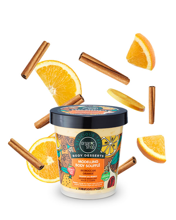 Organic Shop Body Desserts مقشر الجسم بنكهة البرتقال المغربي