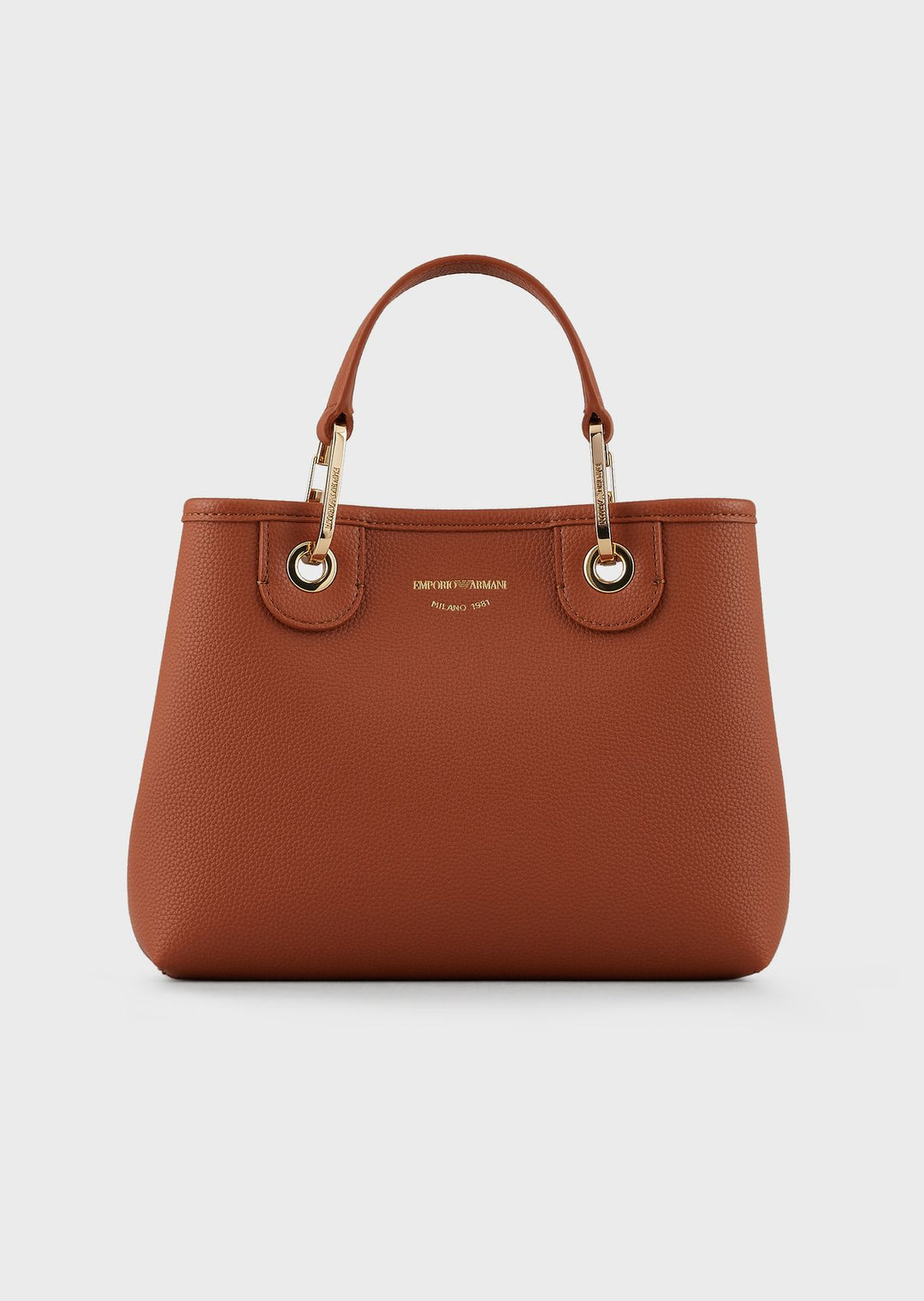 Emporio Armani SMALL MYEA SHOPPER BAG WITH DEER PRINT حقيبة تسوق إمبوريو أرماني صغيرة MYEA بطبعة غزال